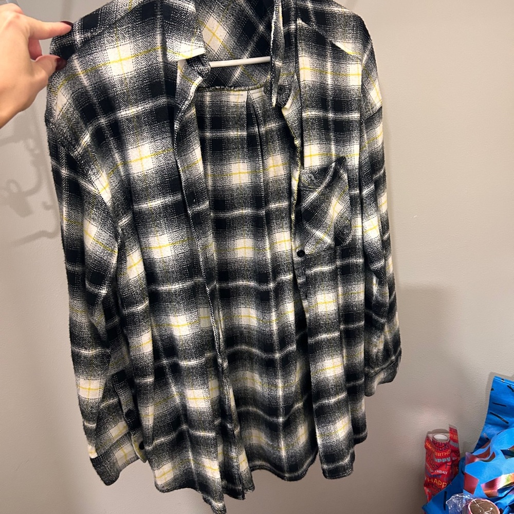 BP Black and Yellow Checkered Shirt